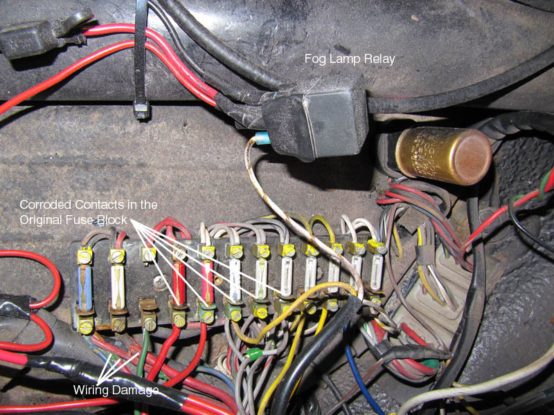 Porsche 912 Electrical Upgrades vw bug fuse diagram 